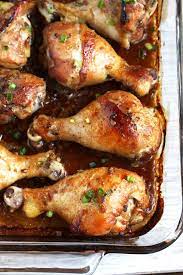 Line two large shallow baking pans with foil and grease; Chicken Drumsticks Recipe Honey Soy Lemon Blossoms