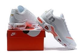 Nike Mercurial Air Max Plus Tn White Orange Men S Women S Running Shoes Nike Air Max Nike Air Max Tn Nike