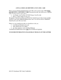 Jun 14, 2021 · medicaid is a federal and state health insurance program for people with a low income. Fillable Online Info Dhhs State Nc Medicaid Identification Mid Card Nc Dhhs Online Publications Info Dhhs State Nc Fax Email Print Pdffiller