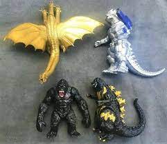 Fittingly the playmates godzilla vs. Godzilla Figure Set Mechagodzilla Monster King Kong Action Ghidorah Ghidra Vs V Ebay