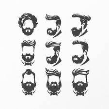 Logodesign On Instagram Hey Folks Have A Look At These Different Concepts For Face Logo Which One Is Beard Logo Design Salon Logo Design Beard Logo