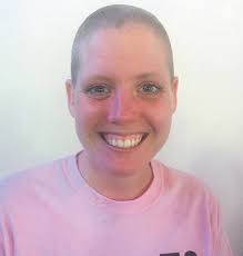 Helen shaves her head to support her friend Tracy Ralph