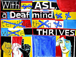 Nancy Rourke Paintings Deaf Art Asl Asl Thrives Deaf Art Deaf Culture Art Sign Language Art