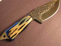 He sent me this slab of the beautiful color changing cholla cactus resin that he made!!! Cholla Cactus Handle Knife Cuttingedge Knife Com