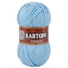 Kartopu Zambak Acik Mavi El Orgu Ipi K540 Hobium Orgu Sapka Orgu Zambak