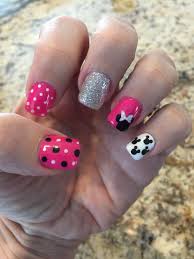 My March Disney Nail Design Disney Nails Disneyland Nails Mickey Nails