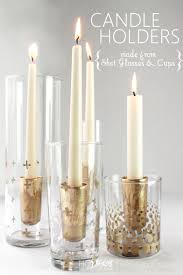 Gallery of gold taper candle holders. Remodelaholic Diy Gold Leaf Candle Holders