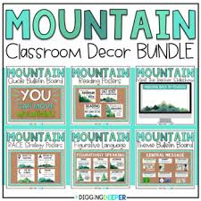 We have gathered some mountain themed kids room decor ideas. Mountain Classroom Decor Bundle Nature Theme By Digging Deeper