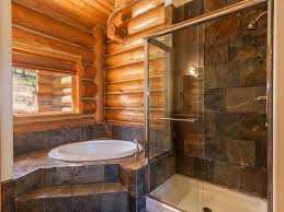 Trend Alert Luxury Log Cabins With Modern Layouts Cabin Bathrooms Rustic Remodel Bathrooms Remodel