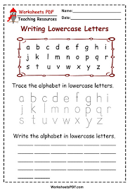 Thus, download them and let your kids master writing . Writing Lowercase Letters Worksheets Pdf