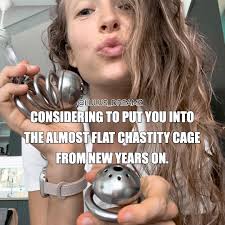 Flat out fantastic: Which loser is excited to start the new year with a flat  chastity cage? : rpussyfreeporn