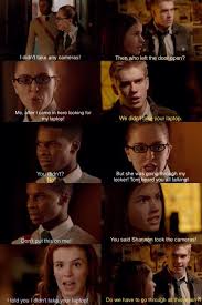 Shannon Maddy Rhydian Tom And Jana Argue Over The Missing Laptop And Cameras Wolfblood Season 2 Episode 8 Wolfblood Tv Series Vampire Diaries