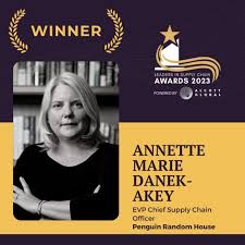 Annette Danek Honored With Global “Top 30 Leaders In Supply Chain Award”