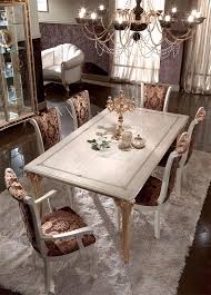 Wholesale prices available for business partners please click here to download the catalog for more furniture. Classical Dining Tables In Wood Decorated With Gold Leaf For Prestigious Dining Rooms Idfdesign