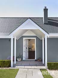 Cool And Contemporary Exterior Colours To Inspire Your Painting Project Featured Colour Sheer Granit Color Inspiration Color Palette Design Exterior Colors