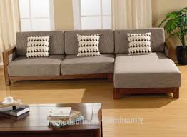 Wooden Sofa Solid Combine Two Amazing Elements For Your Room With This Belmore Wooden Sofa Bed Frame It Is Simple Yet Stylish So You Can Decorate With Cushion