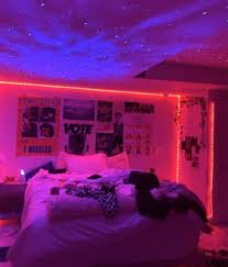Tiktok Led Strip Lights In 2020 Neon Room Dreamy Room Aesthetic Bedroom