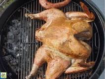 Where do you put the thermometer in a spatchcock turkey?
