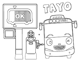 Certainly, coloring pages with such animals as cats and kittens will raise a smile upon the face of any person. Tayo Coloring Pages Best Coloring Pages For Kids Tayo Coloring Pages Tayo The Little Bus Coloring Pages Tayo Coloring