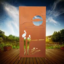 Edelrost Sichtschutzwand Meer Sichtschutzwande Edelrost Gartenkunst