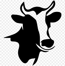 Dairy cattle song nursery rhyme la vaca lechera, dairy cow png. Oun Silueta De Cabeza De Ganado Png Image With Transparent Background Toppng