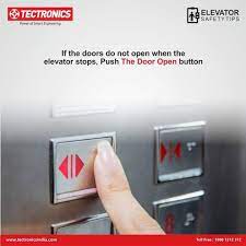 Eelvator Safety Tip Safety Tips Door Opener Open When