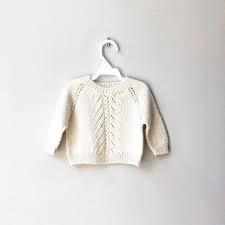 Knitting Pattern Knit Sweater Pattern Baby Sweater Itty Bitty Pretty Sweater