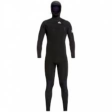 quiksilver syncro 5 4 3 hooded chest zip wetsuit