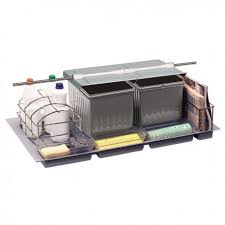 Poubelle Cuisine Pour Tiroirs 3 Bacs 27 Litres Rangement