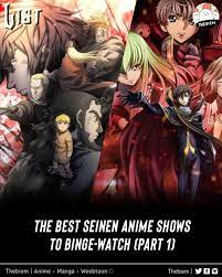 Pin On Best Seinen Anime Shows To Binge Watch