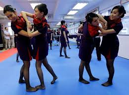 Hong Kong Airlines Flight Attendants Learn Martial Arts In Order To Deal With Unruly Passengers I Read An Article Ab Hong Kong Airlines Wing Chun Martial Arts