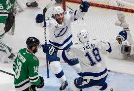 Point one game away from tying leach's playoff goal streak originally appeared on nbc sports philadelphia. Tampa Bay Lightning Center Brayden Point 21 Celebrates His Goal With Ondrej Palat Right As Las Vegas Review Journal