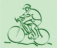 Simple Line Uncoloured Drawing Of Man On A Bike Royalty Free Cliparts Vectors And Stock Illustration Image 3119571 It's just a cool graphic for anyone who loves riding a bike. simple line uncoloured drawing of man on a bike