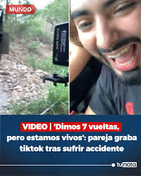 🔴¡Nerviosos pero grabando! Así sufre catastrófico accidente una pareja😰👇  https://www.tunota.com/entretenimiento/pareja-graba-tiktok-tras-sufrir-accidente-video-2027-07-27?utm_campaign=SOCIAL_MD