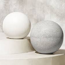 It is a powerful material in any maker's arsenal. Playa Concrete Garden Spheres Cb2 Garden Spheres Pergola Shade Diy Concrete Garden