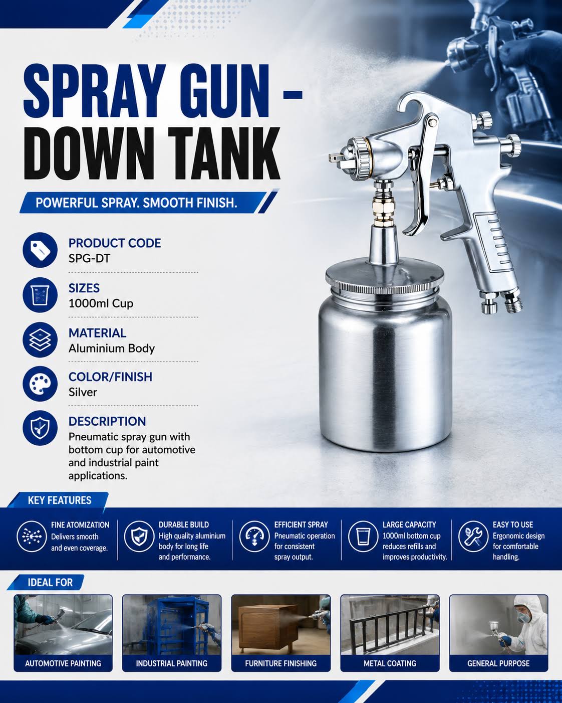 SPRAY GUN DOWN TANK product image