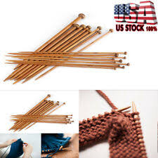 Uni knit learn proper knitting patterns and more. Home Bamboo Carbonized Knitting Needle Set 2mm To 10mm Handmade Weave Diy Tool For Sale Online Ebay