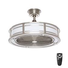 2020 popular 1 trends in lights & lighting, home improvement, consumer electronics, tools with ceiling fan led remote and 1. Home Decorators Collection Brette Ii 23 In Led Indoor Outdoor Brushed Nickel Ceiling Fan With Light And Remote Control Am382b Bn The Home Depot