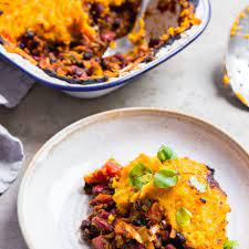 Sweet Potato Black Bean Shepherds Pie Recipe Deliciously Ella Recipe Sweet Potato Vegetarian Sweet Potato Black Beans Recipes