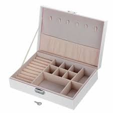 Tempsa Blanc Boite A Bijoux Coffret A Bijoux Verrouillable Avec Cle Rangement Bague Collier Boucle D Oreille Bracelet Achat Vente Boite A Bijoux Cdiscount Boîte en bois avec la clé et la serrure mignonnes de laiton. eur