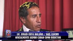 LIC. EFRAIN CUEVA BOLAÑOS DIRECTOR DE LA UGEL CANCHIS