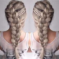 Curved Dutch Braid With A Four Strand Slide Up Accent Braid Braided Hairstyles Messy Short Hair Hair Styles