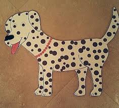 100 Days Of School Project Cute Dalmation Dog Poster Board Black Paper Red Buttons 100 Day Of School Project 100 Days Of School 100 Day Project Ideas