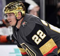 The vegas golden knights debuted helmets as shiny and bright as the las vegas strip during a game against the anaheim ducks on thursday. Chrome Domes Golden Knights Debut Gold Helmets