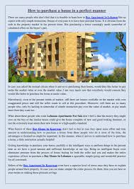 We can help you put one together! How To Purchase A House In A Perfect Manner By Deborjackson Issuu