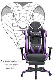 Ergonomic Chair Ficmax Purple Gaming Chair High Back Ergonomic Computer Chair Racing Gaming Chair Pu Leathe Chair Adirondack Chair Plans Free Ergonomic Chair