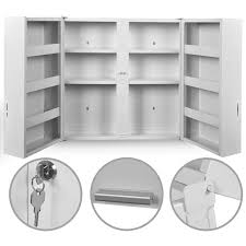 Moderne bauernhaus stil waschraum schrank! Jago Medizinschrank Abschliessbar Xxl Hausapotheke Arznei Medikamenten Schrank Ebay