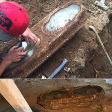 Imagine renovating your home and discovering a tiny, century-old coffin  buried beneath the foundation. That's exactly what happened in San  Francisco in 2016, when construction workers stumbled upon a glass casket  containing