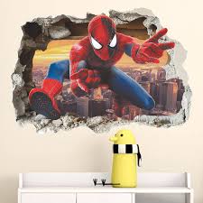 Add a little magic to your kids' rooms with our selection of disney furniture. Disney Marvel 3d Hero Wall Stickers For Nursery Kids Room Decorations Cartoon Spiderman Pvc Broken Wall Decal Poster Special Price Be14 Cicig