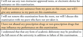 Academic honesty statement I attest to the following statements: